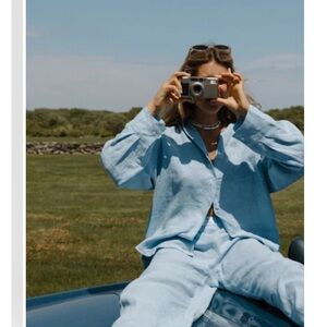 Parke linen button down